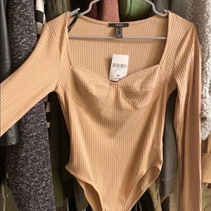 F21 LONG SLEEVE BODYSUIT
